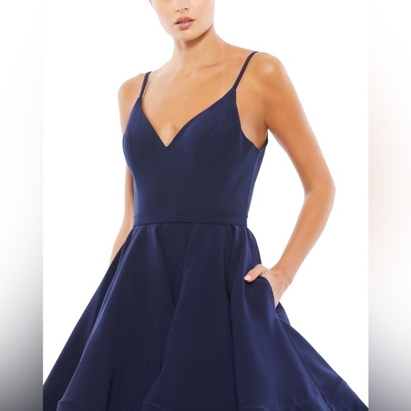 IEENA FOR MAC DUGGAL Low Back A-Line Party Dress - Picture 3 of 7